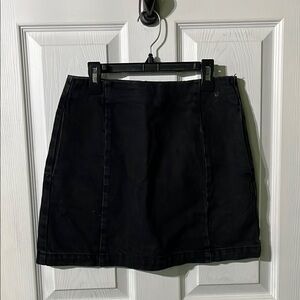 Topshop Denim Black Women's Skirt